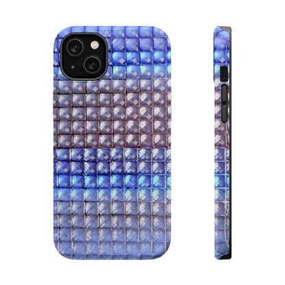 MagSafe "blue studs" airbrush iPhone case