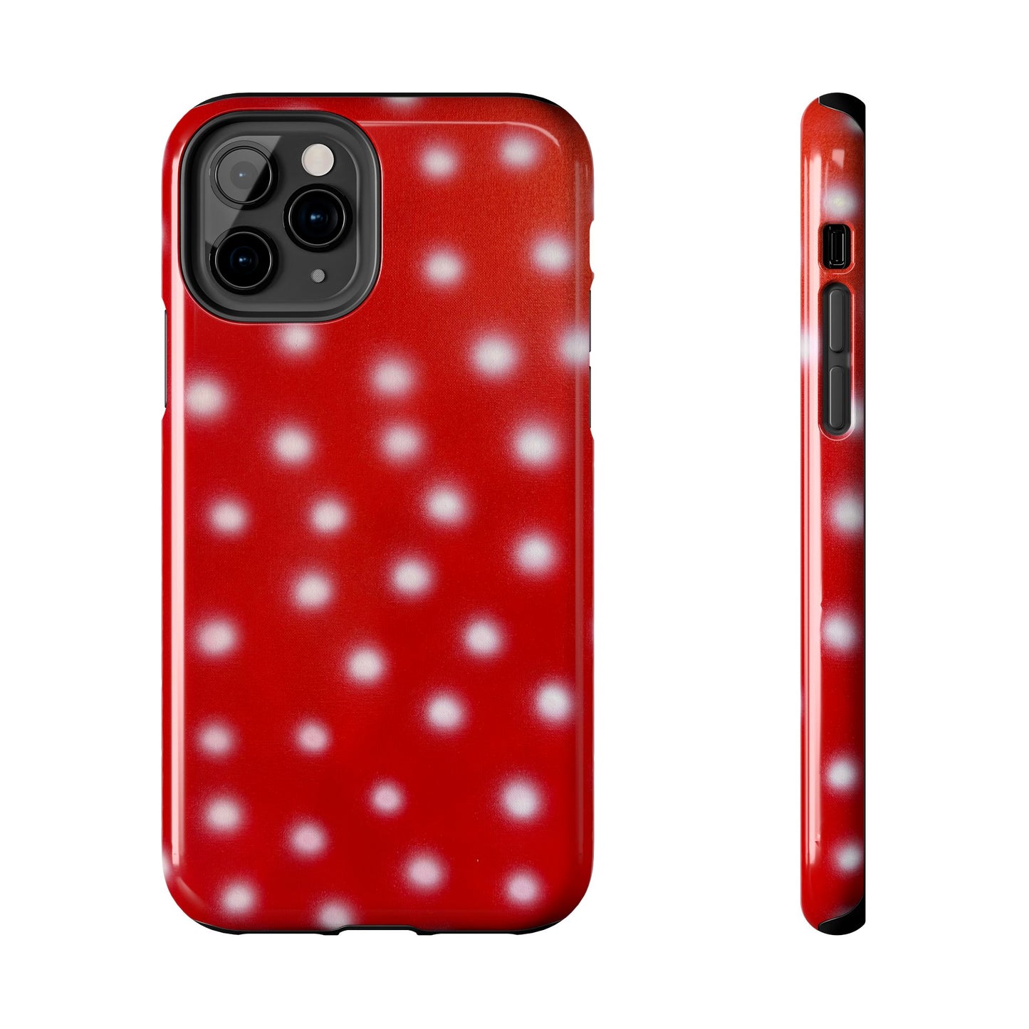 "cherry crush polka dot" airbrush iPhone case
