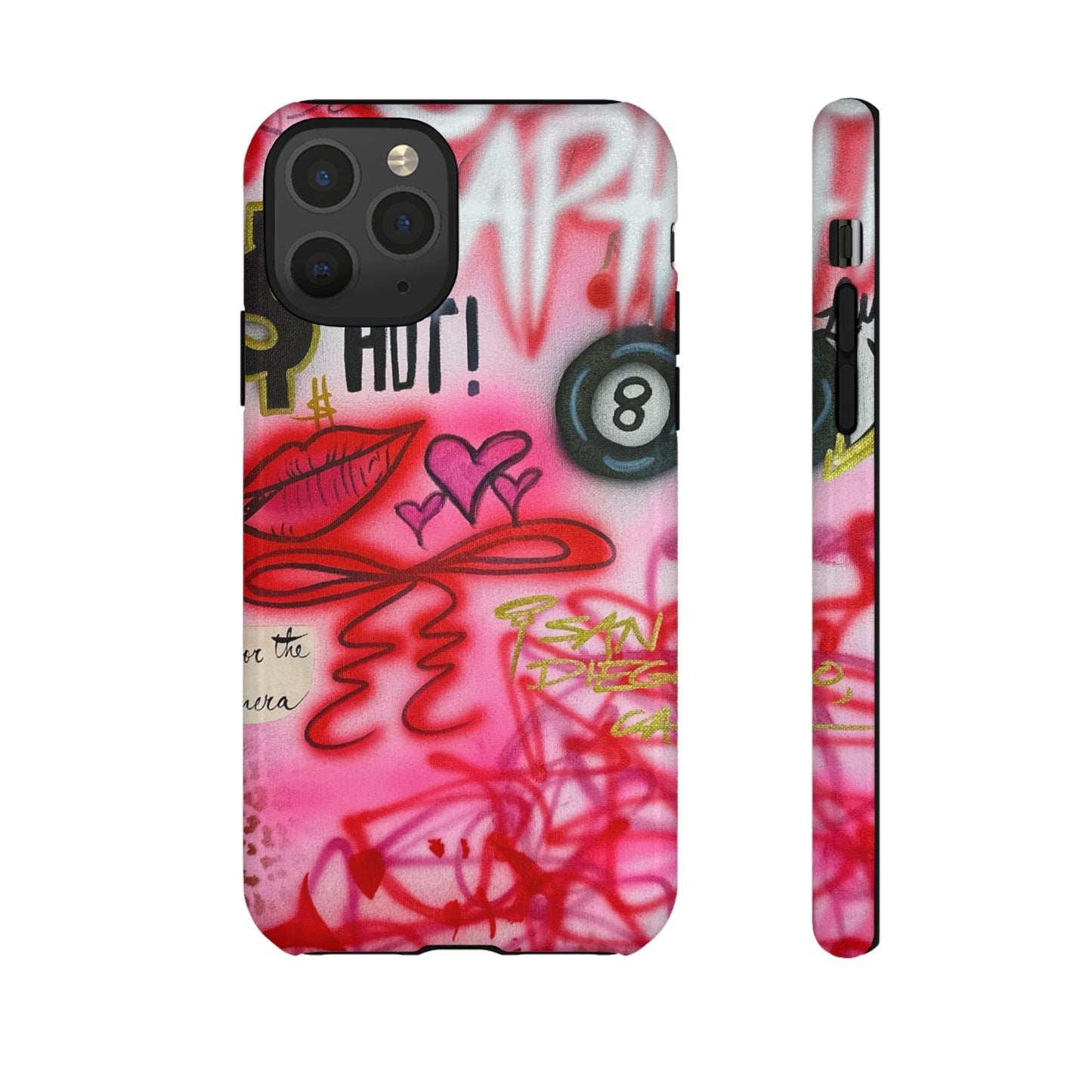 "IT girl" airbrush iPhone case