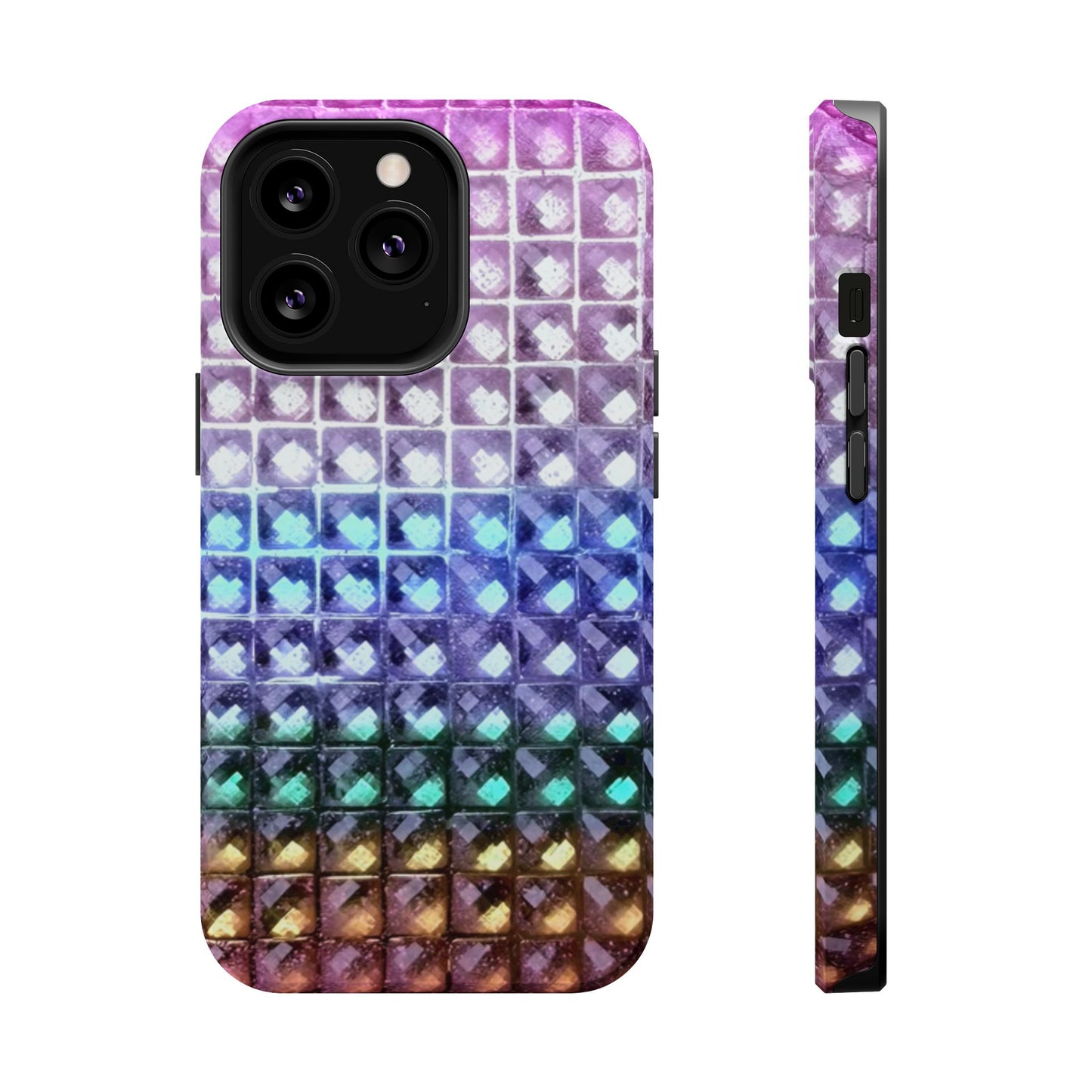 MagSafe "multicolor studs" airbrush iPhone case
