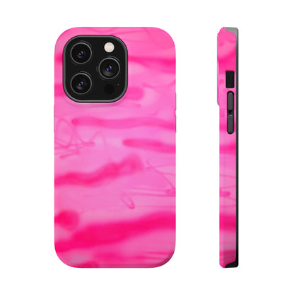 MagSafe "pink camo" airbrush iPhone case