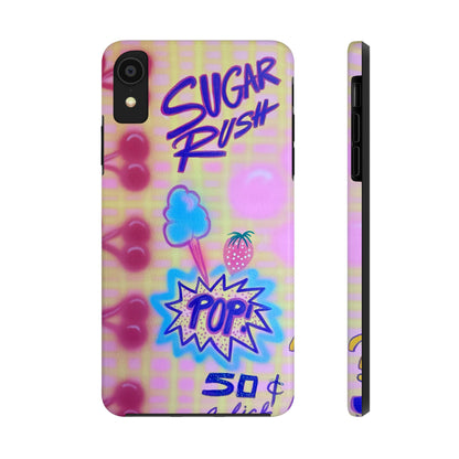 "sugar rush" airbrush iPhone case