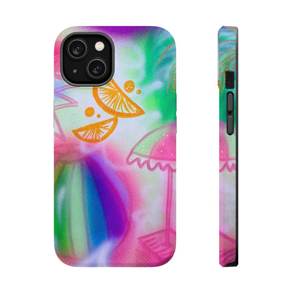 MagSafe "on the beach" airbrush iPhone case