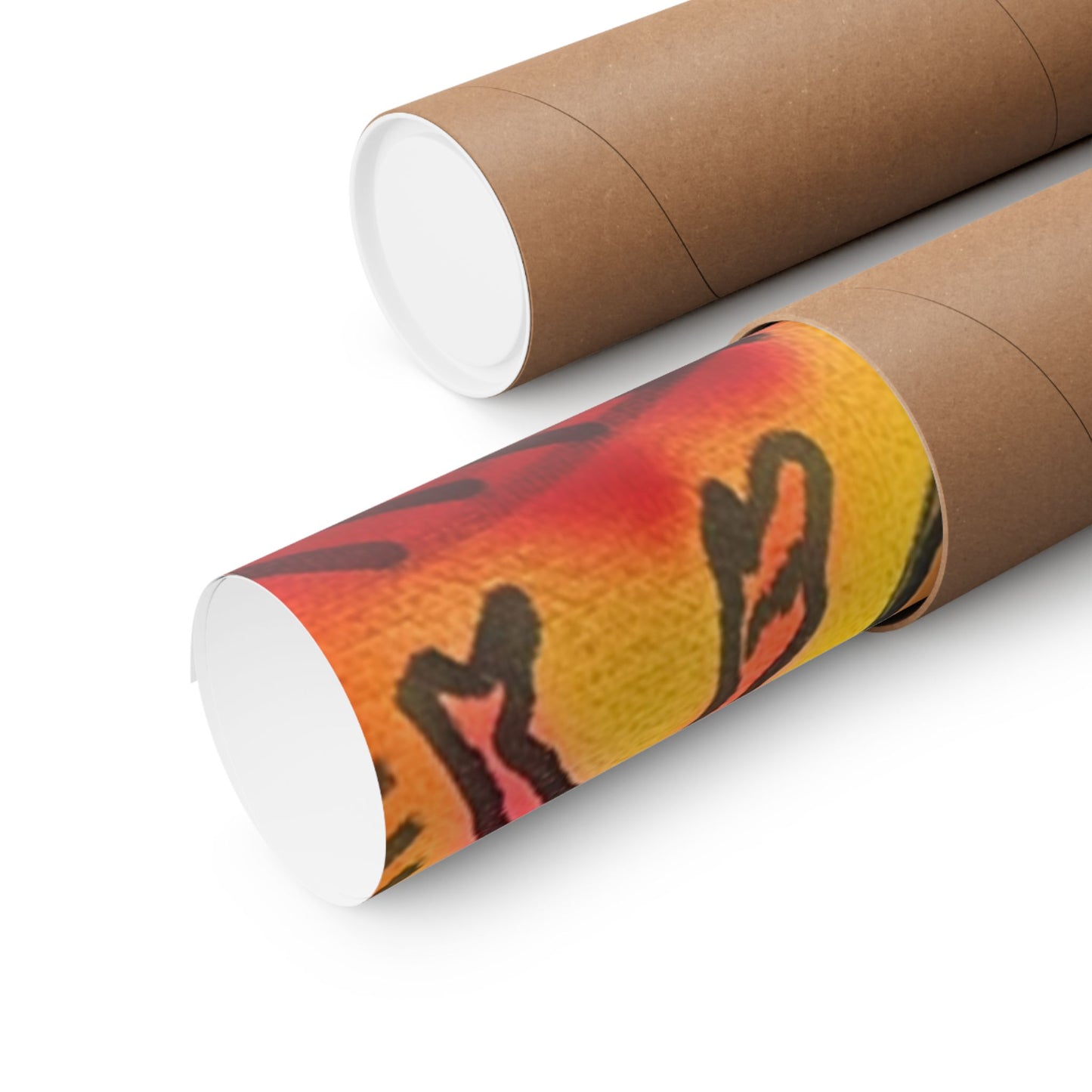 "wild, wild west" airbrush horizontal print