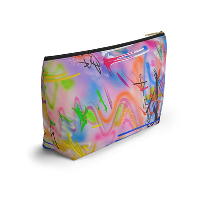 "neon haze" airbrush makeup pouch