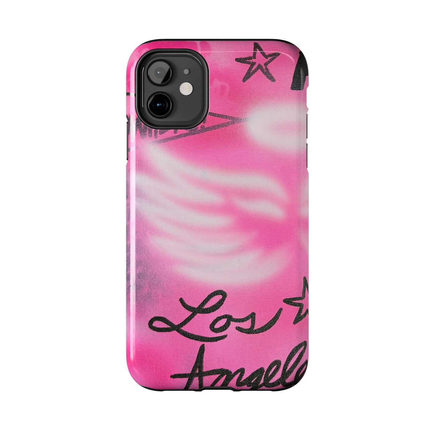 "pink angel wings" airbrush iPhone case
