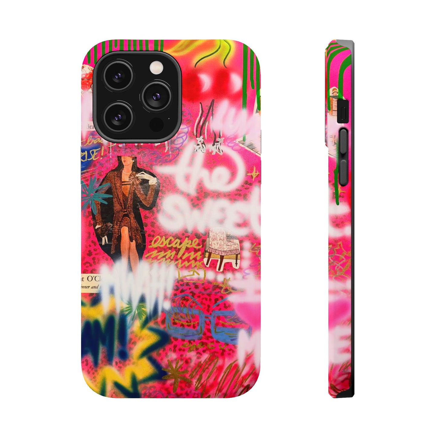 MagSafe "sweet escape" airbrush iPhone case
