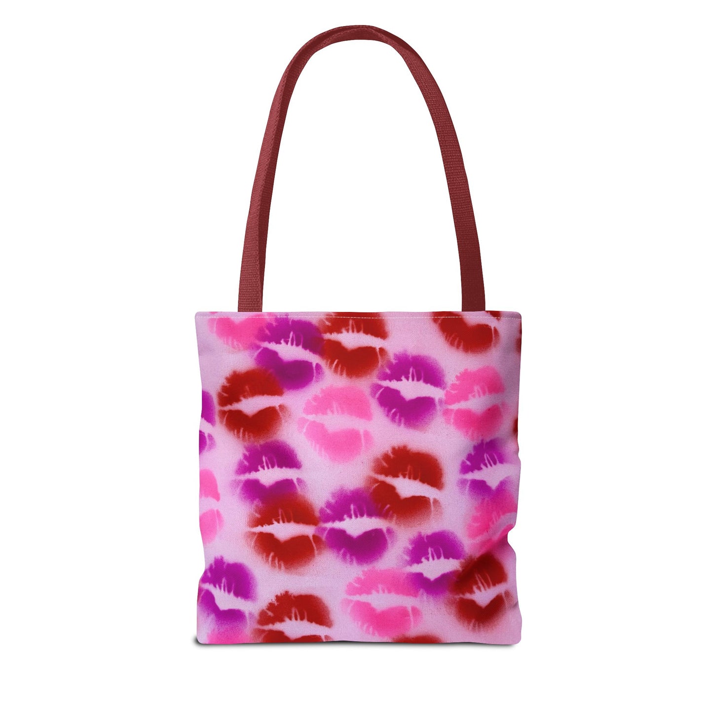 "mwah!" airbrush tote bag