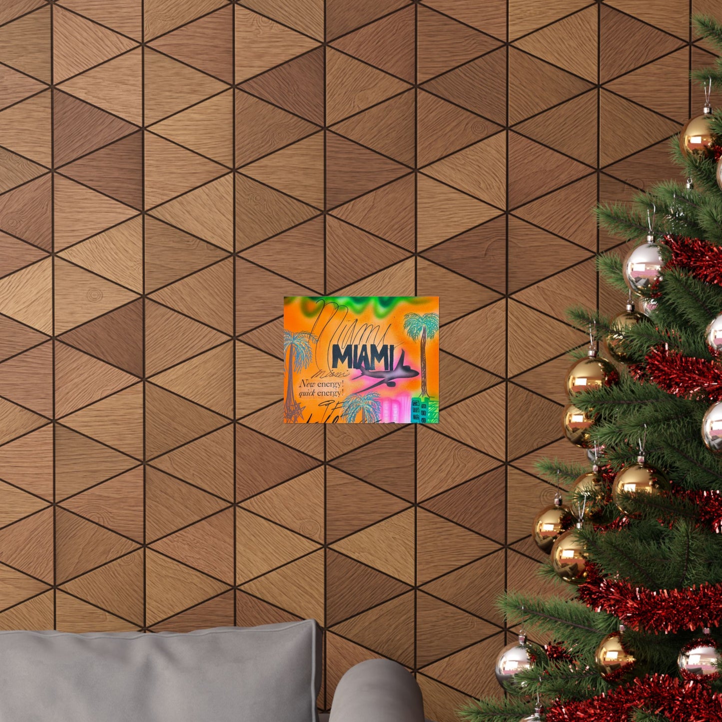 "miami, fl" airbrush horizontal print