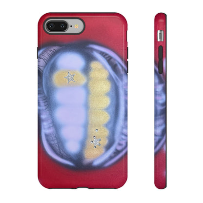 "bite me bling" airbrush iPhone case