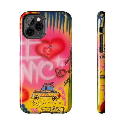 "in the city" airbrush iPhone case