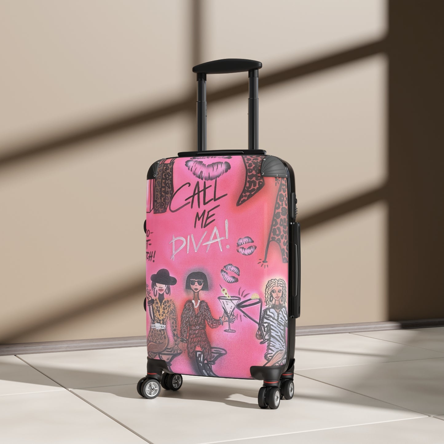 "party diva" airbrush suitcase