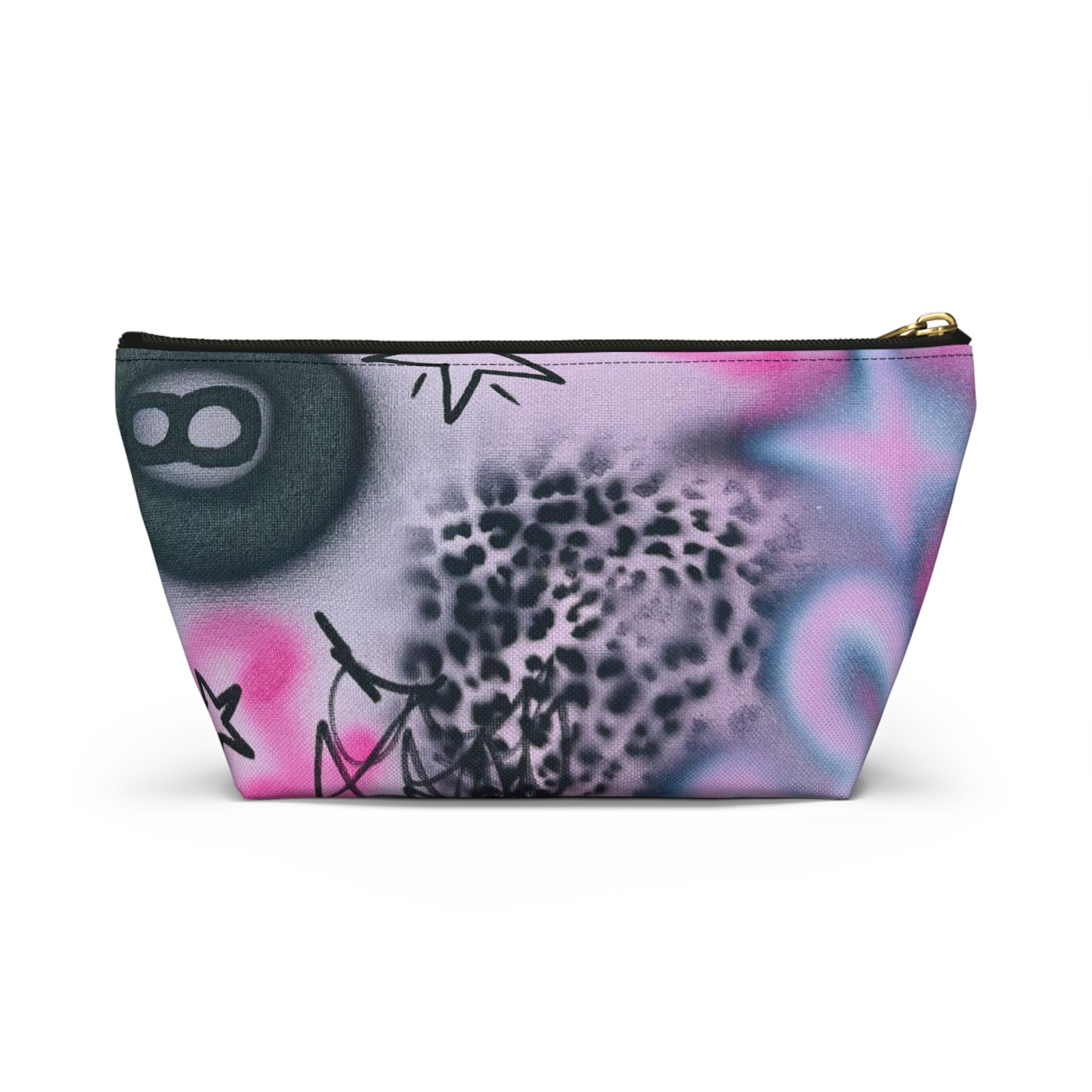 "onyx cheetah" airbrush makeup pouch