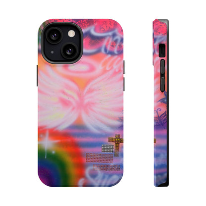 MagSafe "summer bliss" airbrush iPhone case