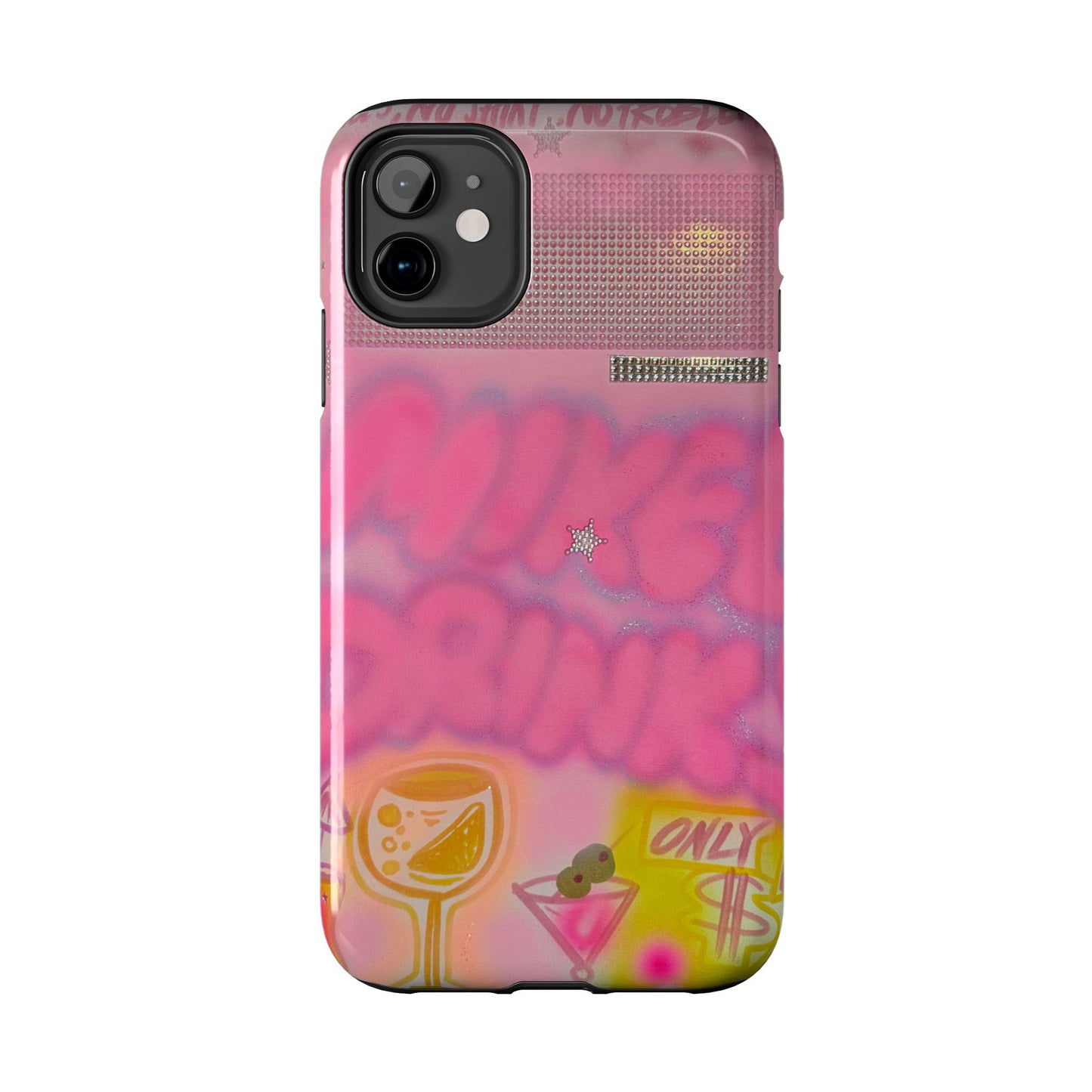 "mixed drinks" airbrush iPhone case