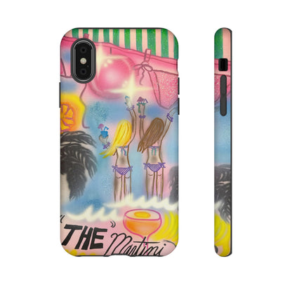 "kinis & tinis" airbrush iPhone case