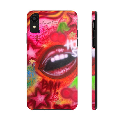 "hot stuff" airbrush iPhone case