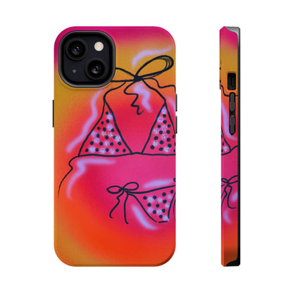 MagSafe "glitter bikini" airbrush iPhone case