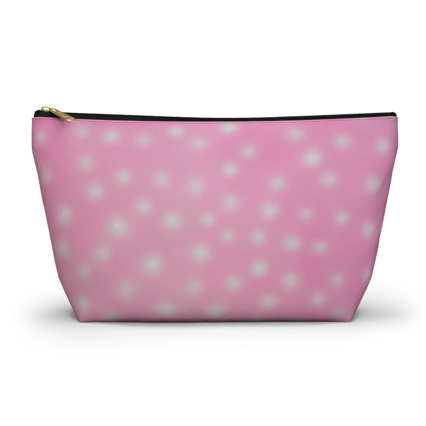 "strawberry swirl polka dot" airbrush makeup pouch