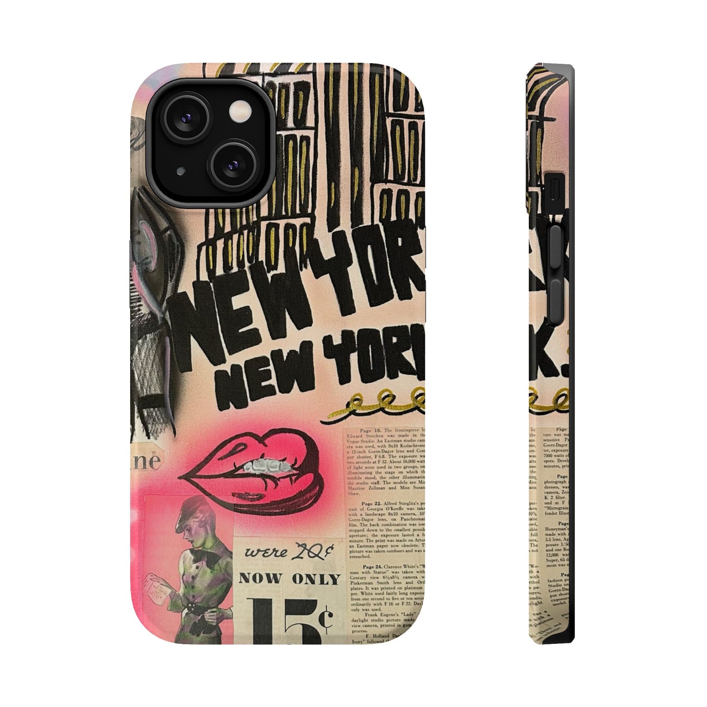 MagSafe "new york, new york" airbrush iPhone case