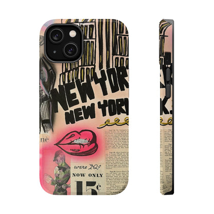 MagSafe "new york, new york" airbrush iPhone case