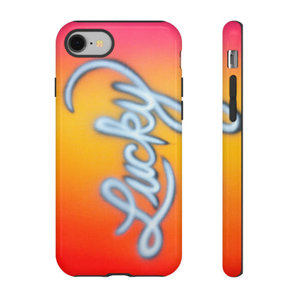 "lucky" airbrush iPhone case