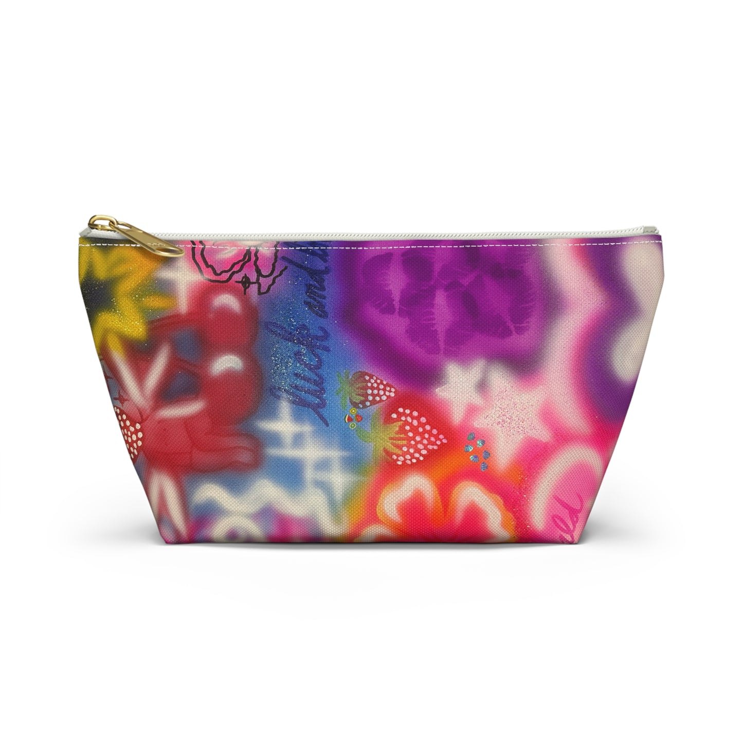 "luck & luv" airbrush makeup pouch
