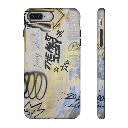 "golden glacier" airbrush iPhone case