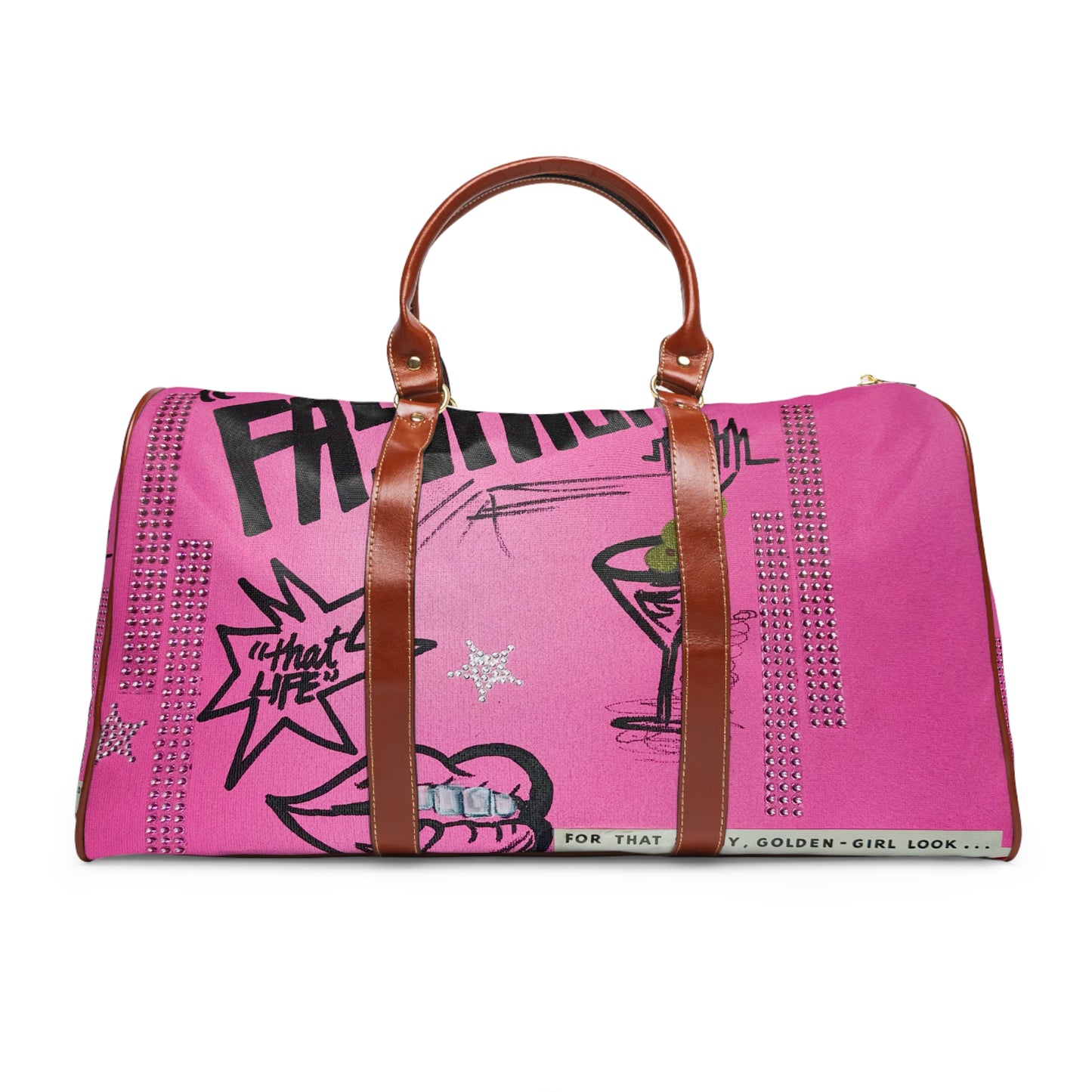 "high fashion" airbrush waterproof travel bag