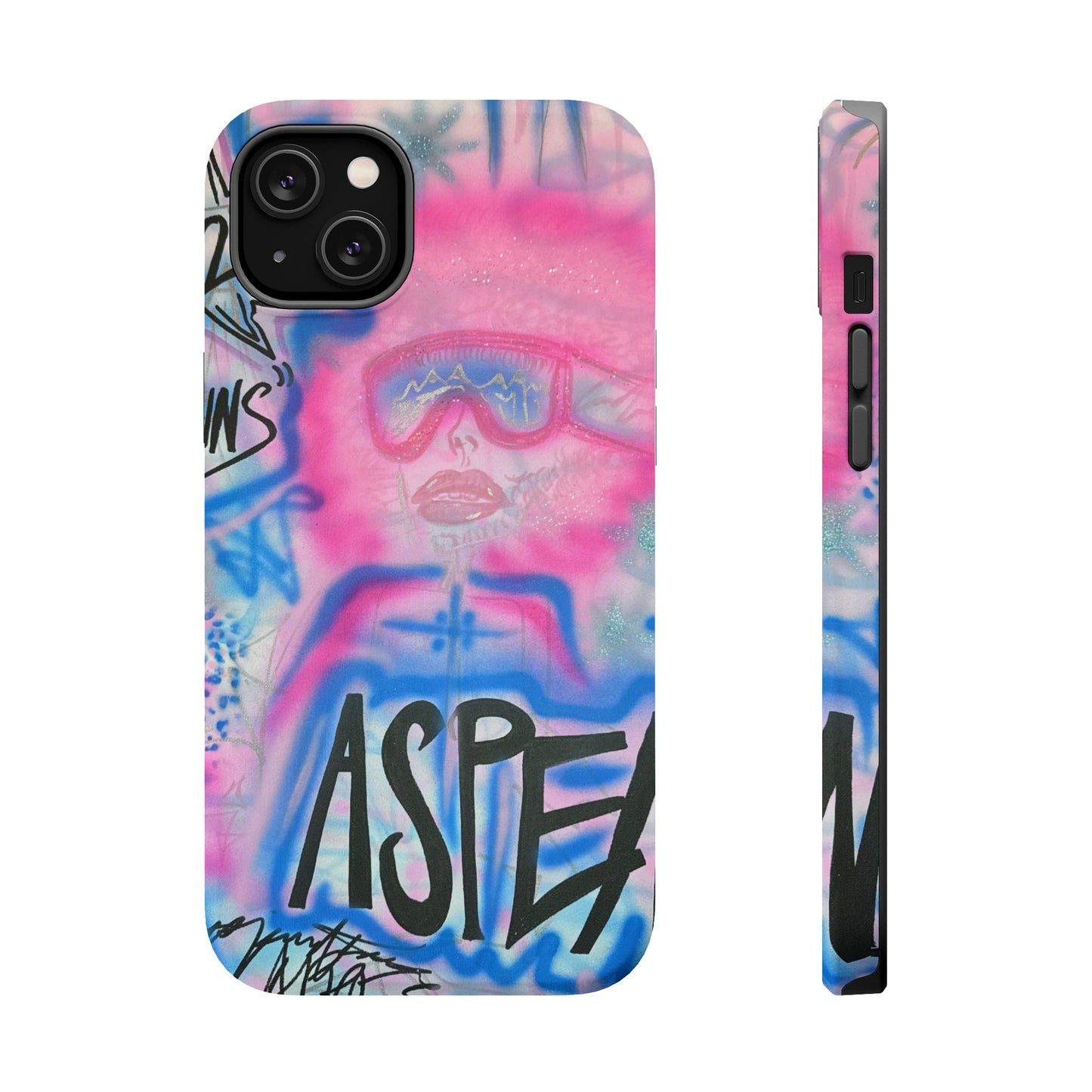 MagSafe "aspen aspirations" airbrush iPhone case