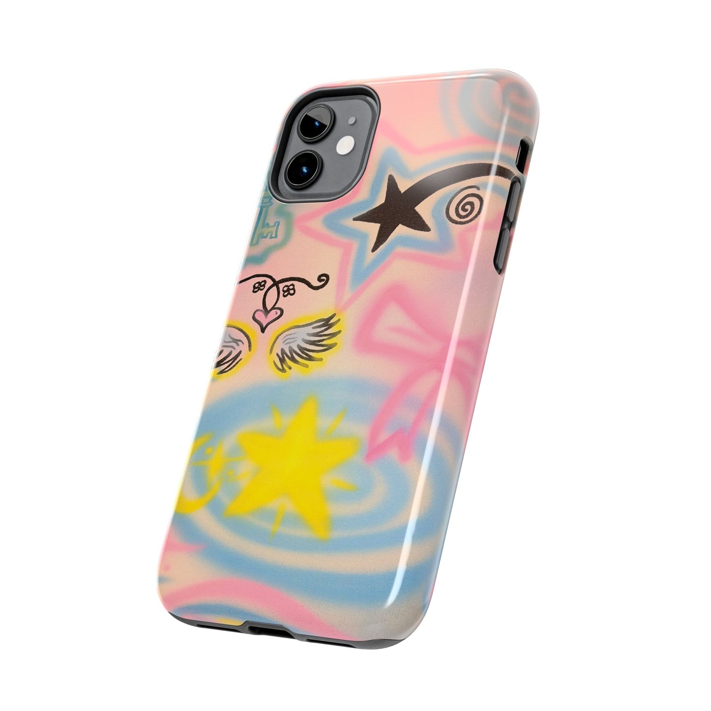 "star energy" airbrush iPhone case