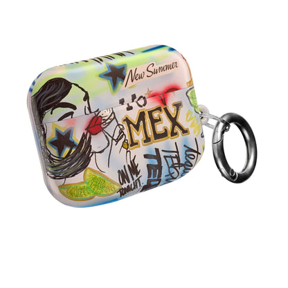 "salted lime" airbrush airpod cases