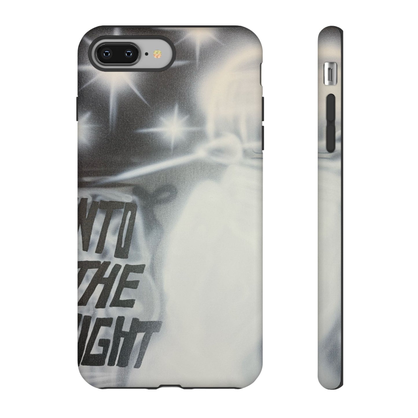 "into the night" airbrush iPhone case