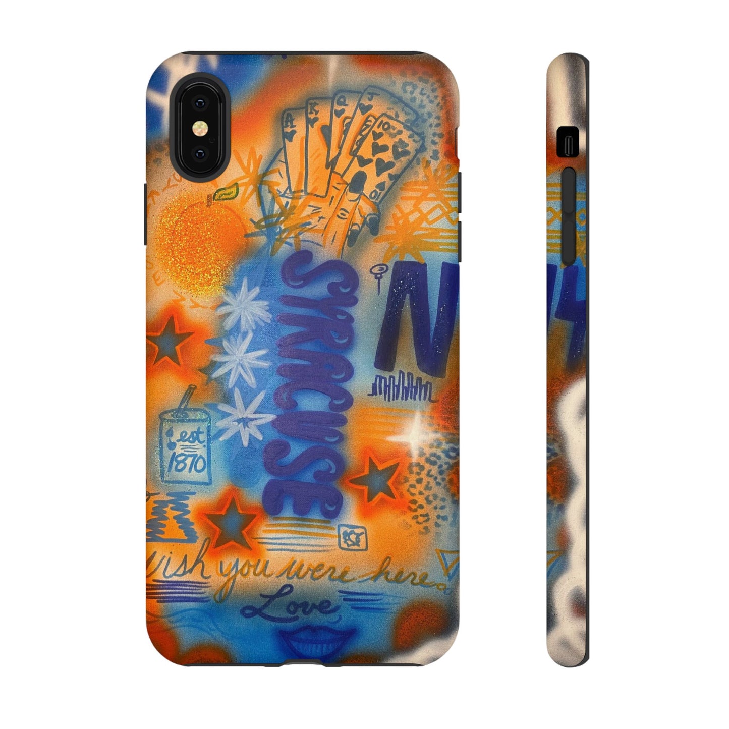 "syracuse, new york" airbrush iPhone case