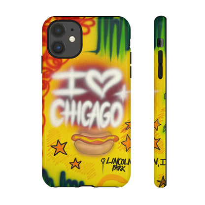 "chicago" airbrush iPhone case