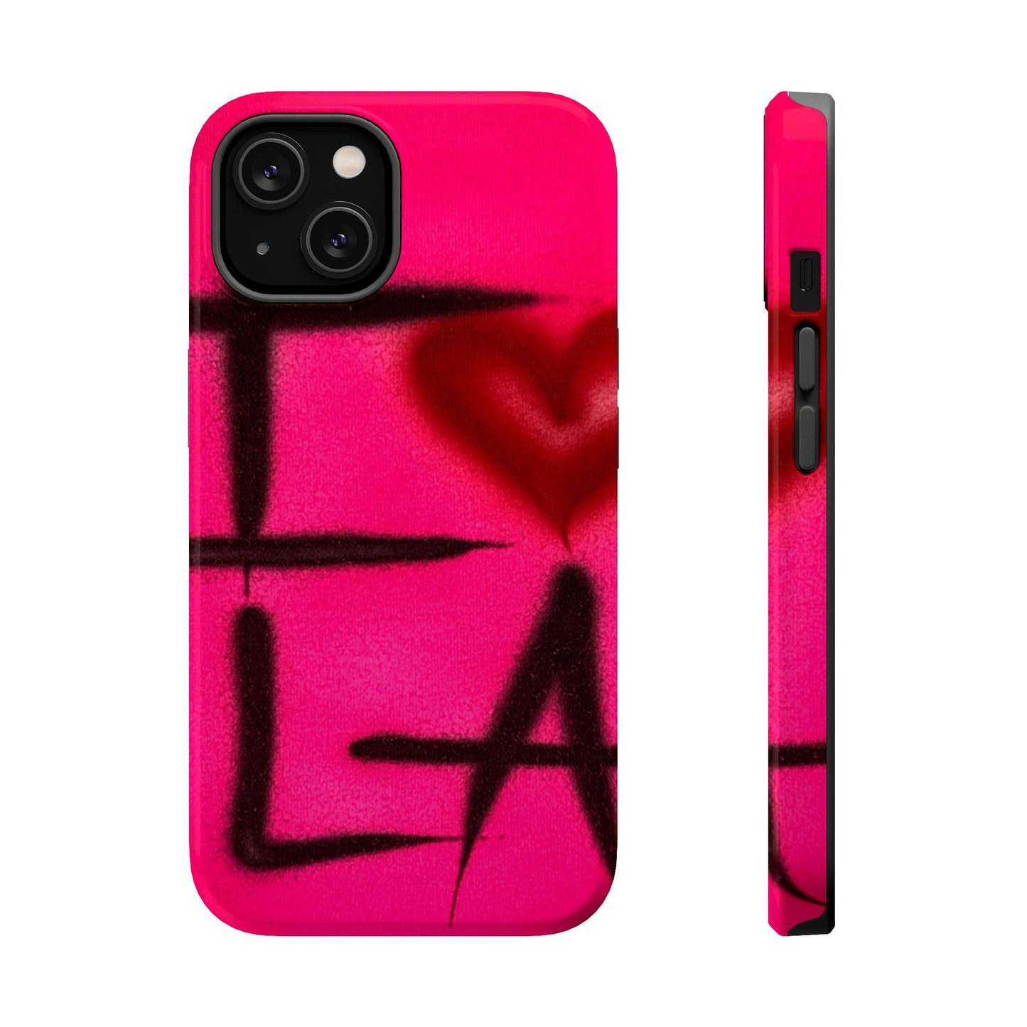 MagSafe "i <3 LA" airbrush iPhone case