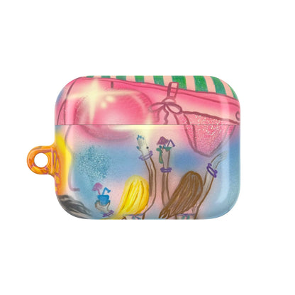 "kinis & tinis" airbrush airpod cases