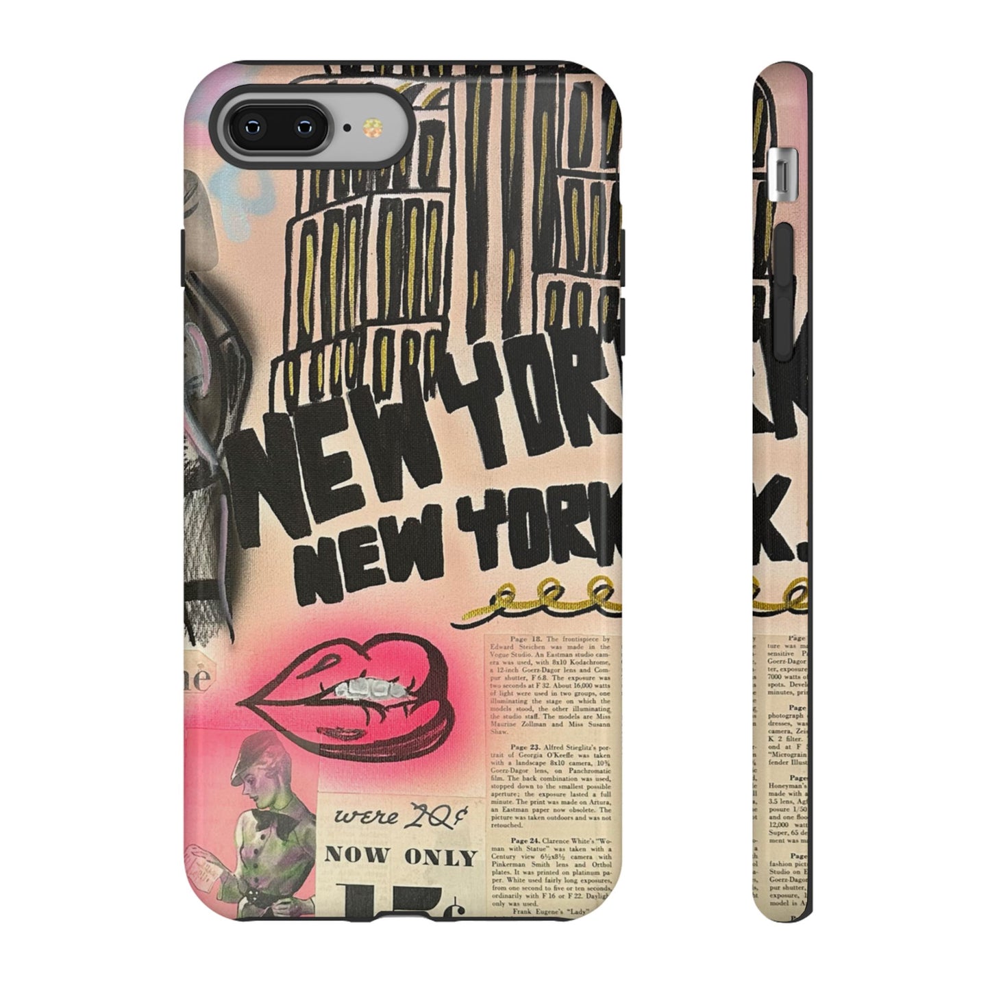 "new york, new york" airbrush iPhone case
