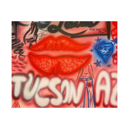 "tucson, arizona" airbrush horizontal print