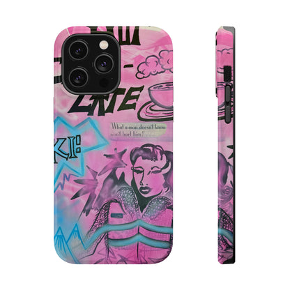 MagSafe "avant le ski" airbrush iPhone case