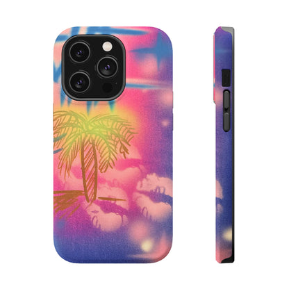 MagSafe "glowy night" airbrush iPhone case