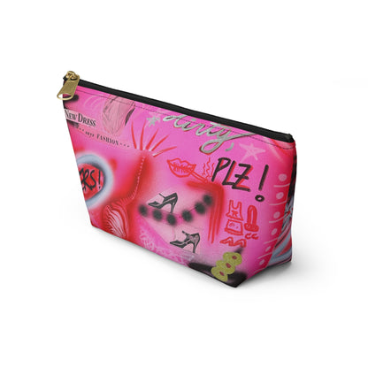 "extra dirty, plz" airbrush makeup pouch