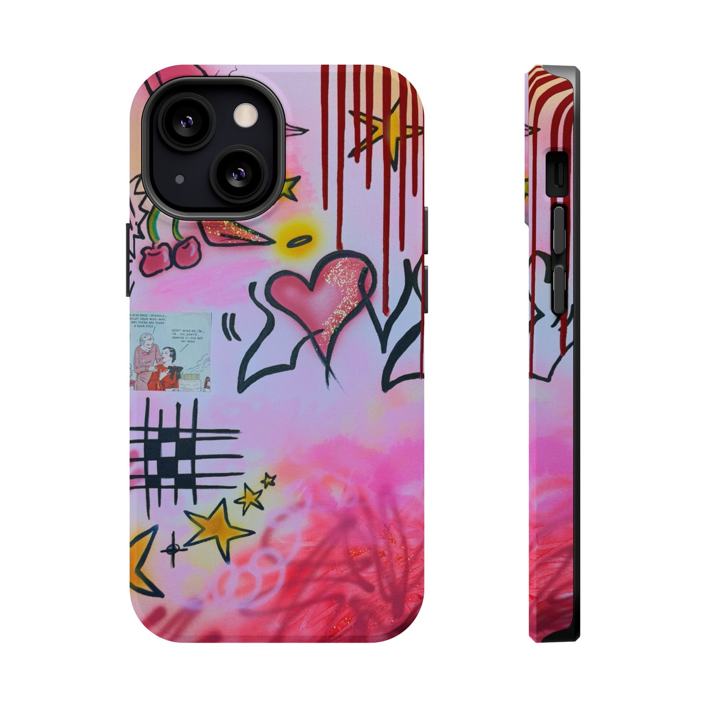 MagSafe "cherry. luvr" airbrush iPhone case