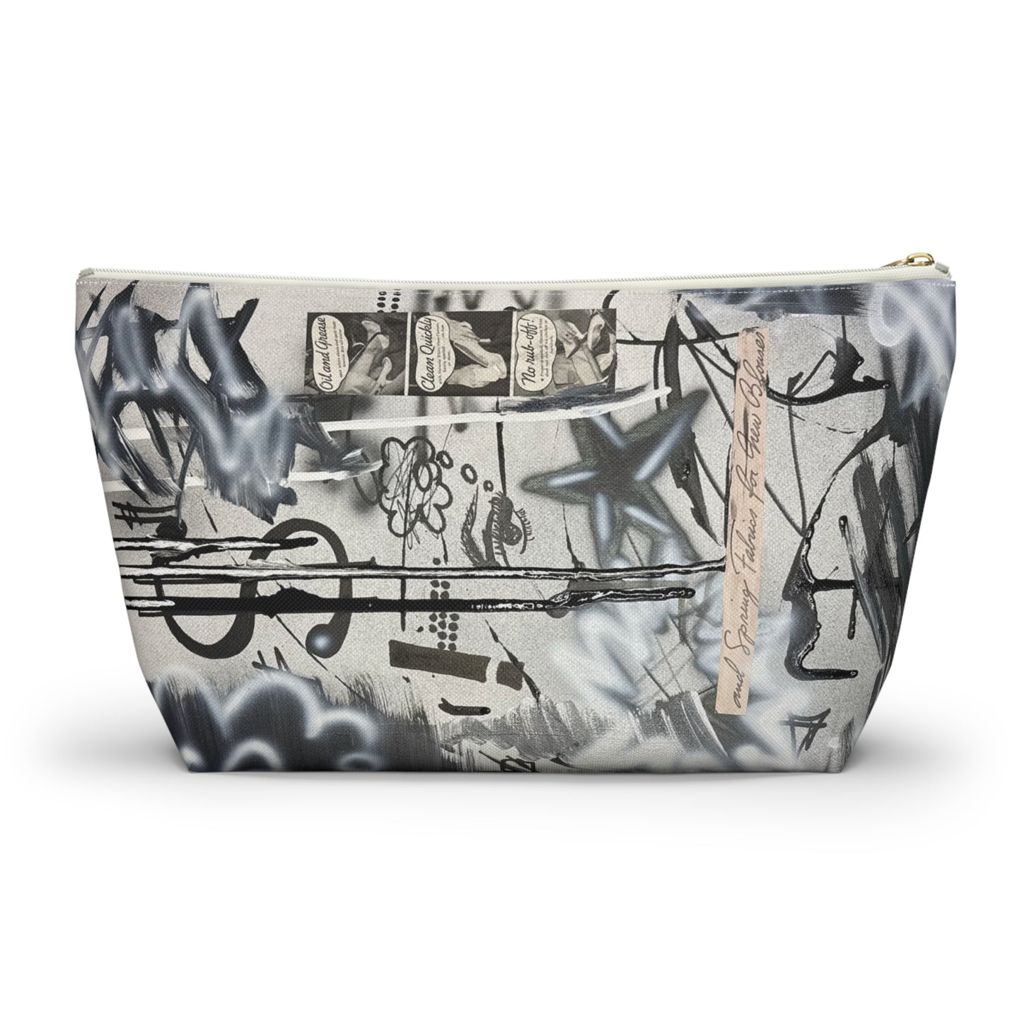 "monochrome mood" airbrush makeup pouch