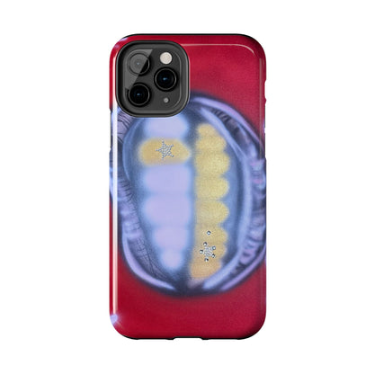 "bite me bling" airbrush iPhone case