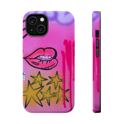 MagSafe "star drip" airbrush iPhone case