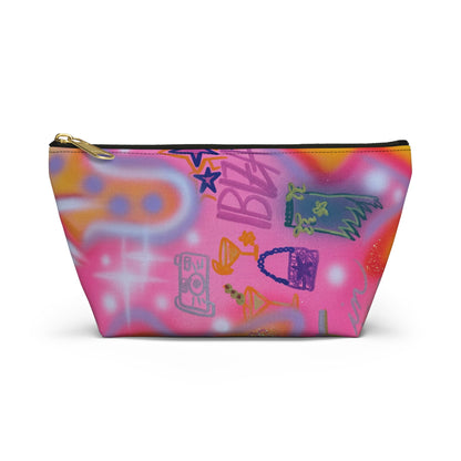 "ibiza" airbrush makeup pouch