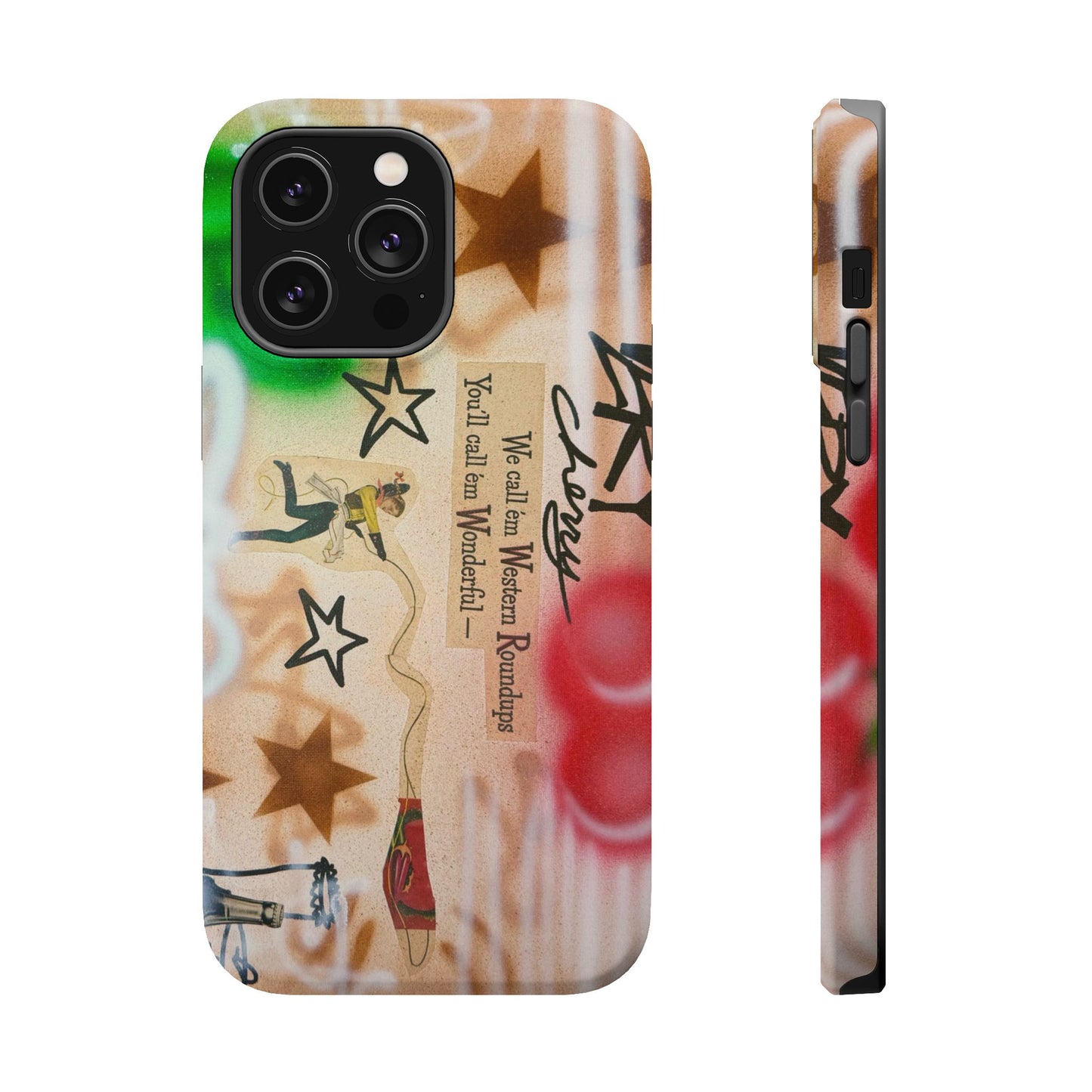MagSafe "very cherry" airbrush iPhone case