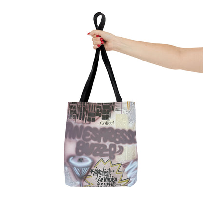"espresso martini" airbrush tote bag