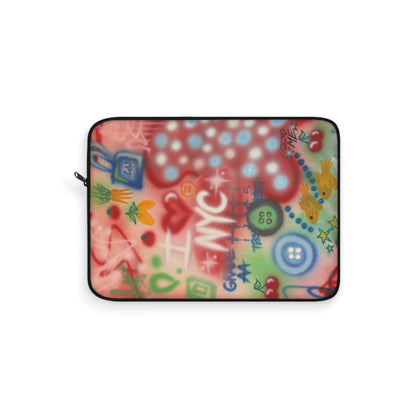 "i <3 NYC" airbrush laptop sleeve